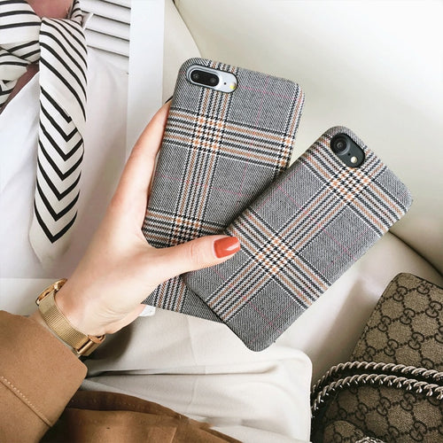 BLACK PLAID CASE - Cases by Klein