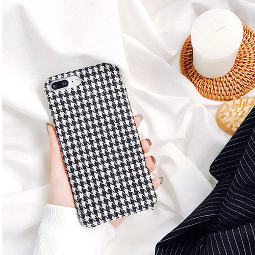 BLACK HOUNDSTOOTH CASE - Cases by Klein