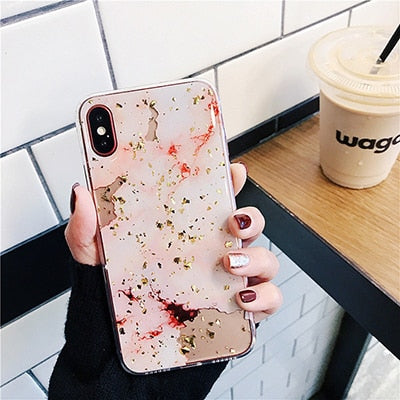 SUNSET MARBLE FLAKE CASE - Cases by Klein