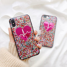 Load image into Gallery viewer, LOVE BEAT GLITTER CASE - Cases by Klein
