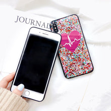 Load image into Gallery viewer, LOVE BEAT GLITTER CASE - Cases by Klein