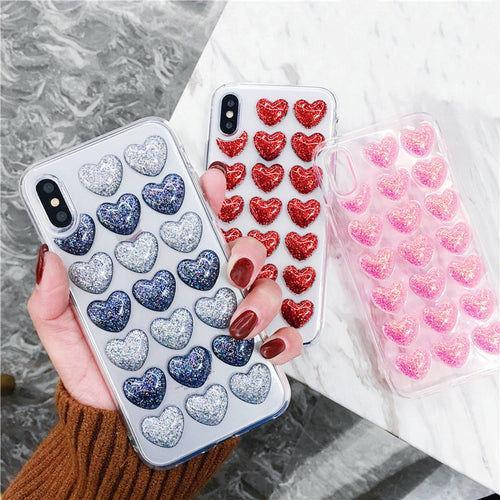 GLITTER HEART CASE - Cases by Klein