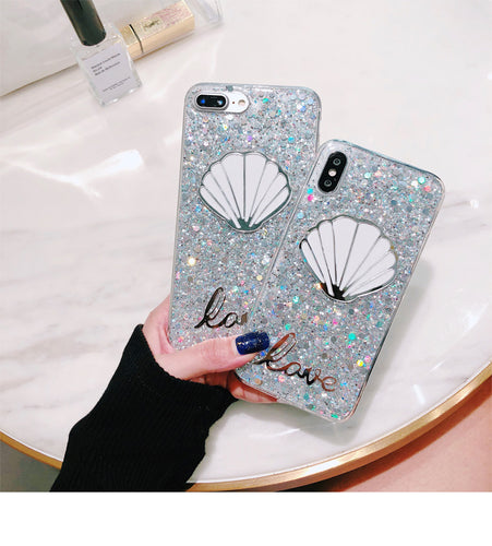 SHELL GLITTER CASE - Cases by Klein