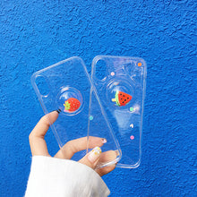 Load image into Gallery viewer, STRAWBERRY CLEAR CASE - Cases by Klein